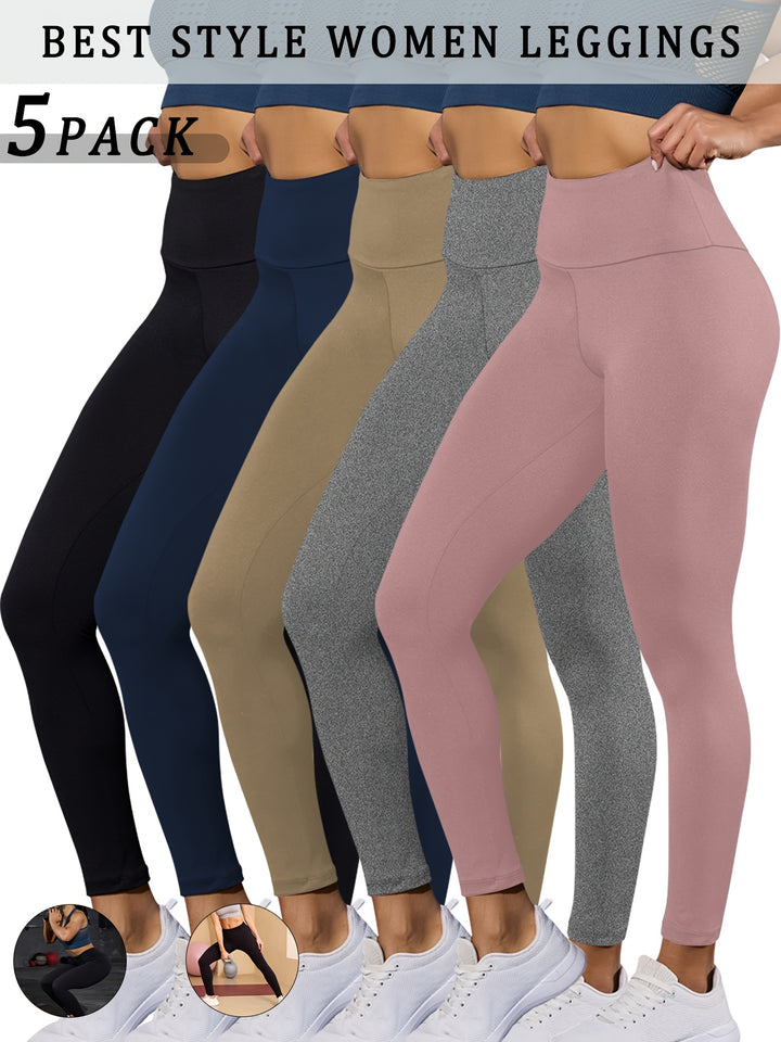 Seriena | Premium Active Leggings (5-Pack)