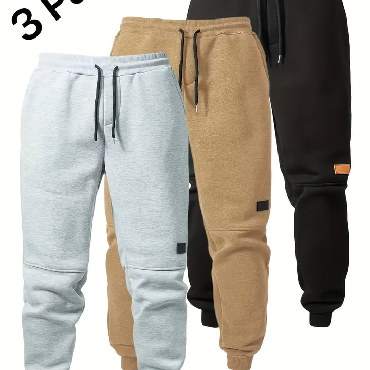 Jowy | Warm Joggers Set (3 Pairs)