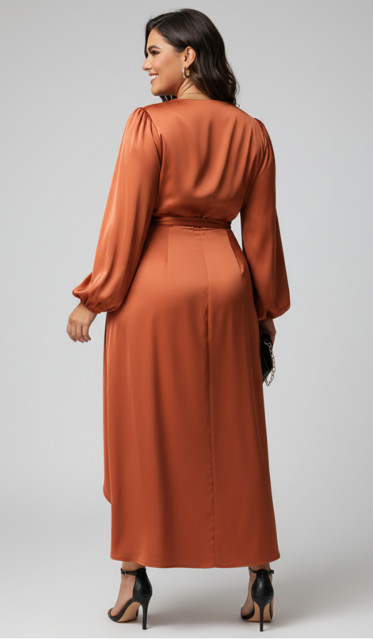 Iris | Elegant Draped Dress