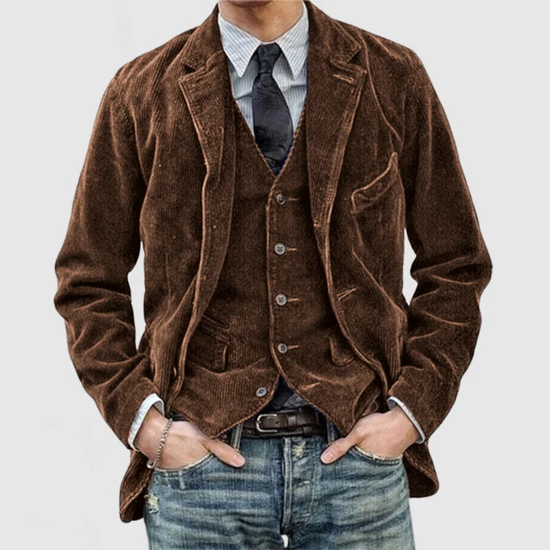 Noé | Vintage Look Corduroy Blazer