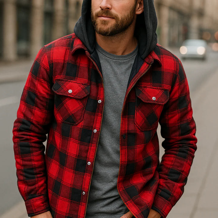 Logan | Warm Checkered Jacket