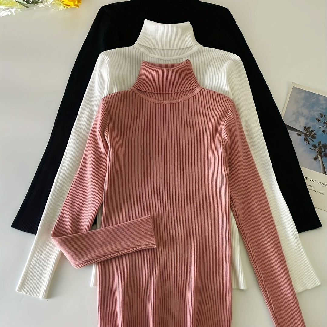 Maya | Elegant Turtleneck Top