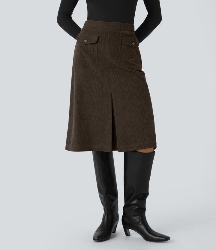 Christel | Elegant Corduroy Skirt