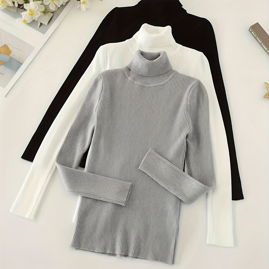 Maya | Elegant Turtleneck Top