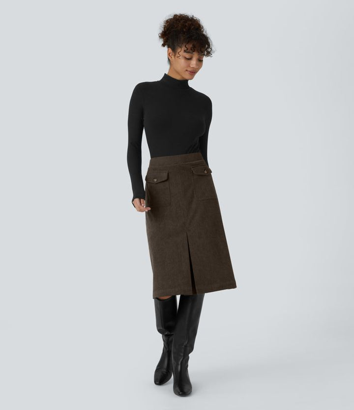 Christel | Elegant Corduroy Skirt