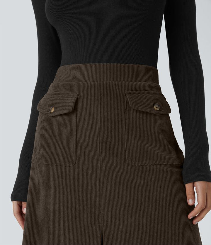 Christel | Elegant Corduroy Skirt