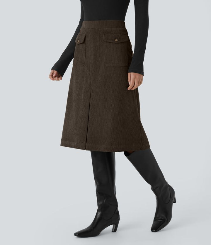 Christel | Elegant Corduroy Skirt