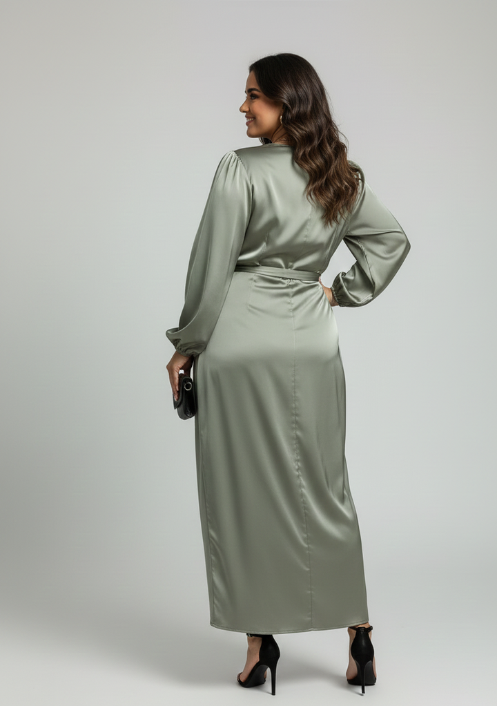 Iris | Elegant Draped Dress