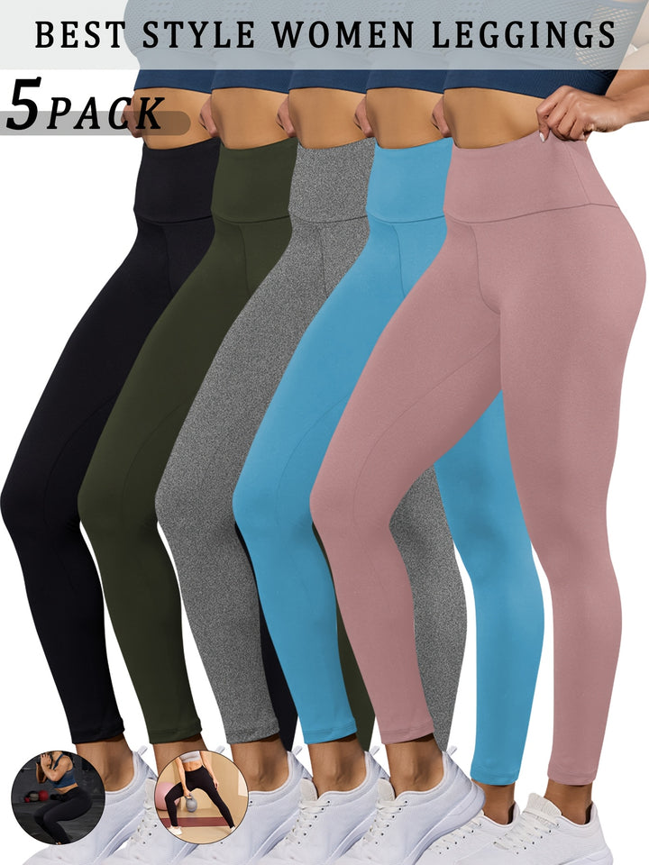 Seriena | Premium Active Leggings (5-Pack)