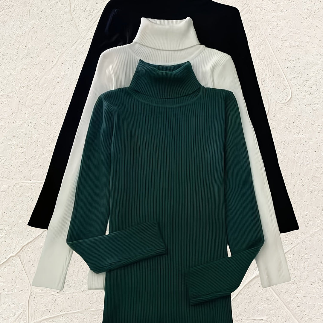 Maya | Elegant Turtleneck Top