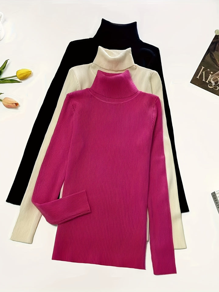 Maya | Elegant Turtleneck Top