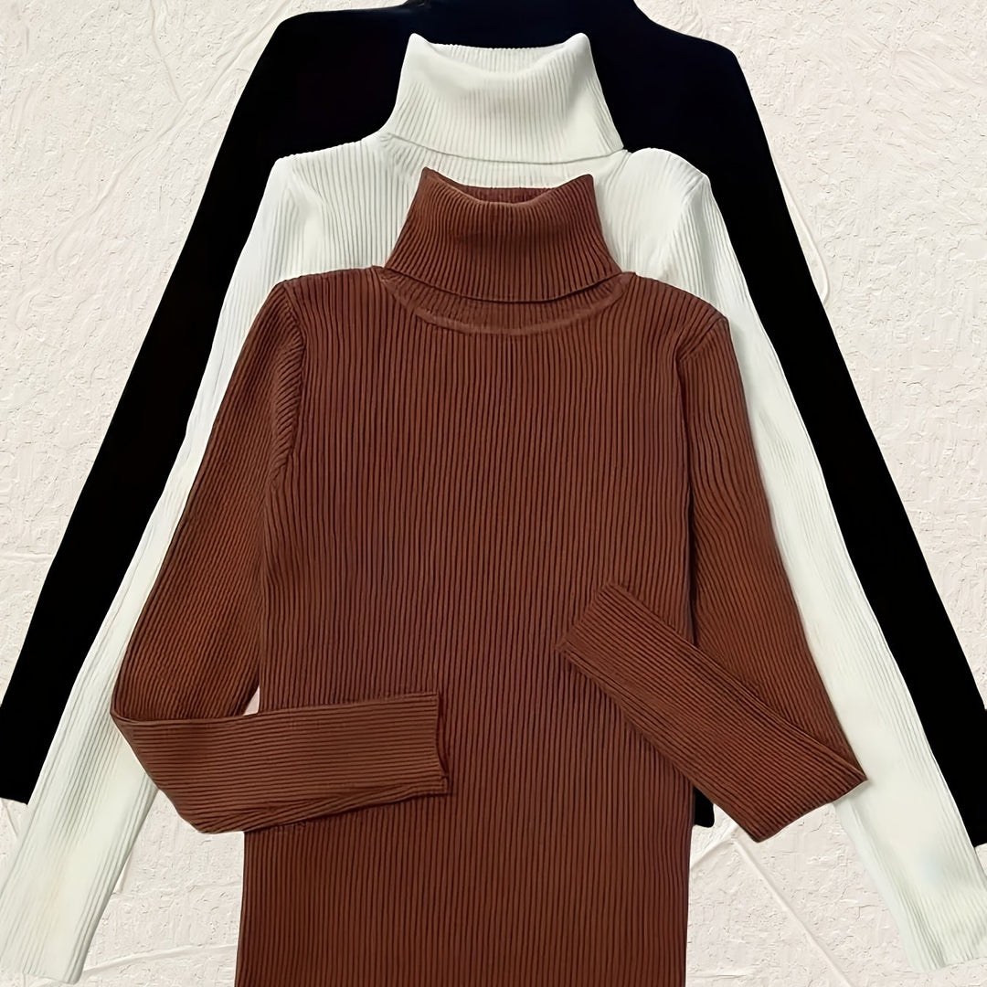 Maya | Elegant Turtleneck Top