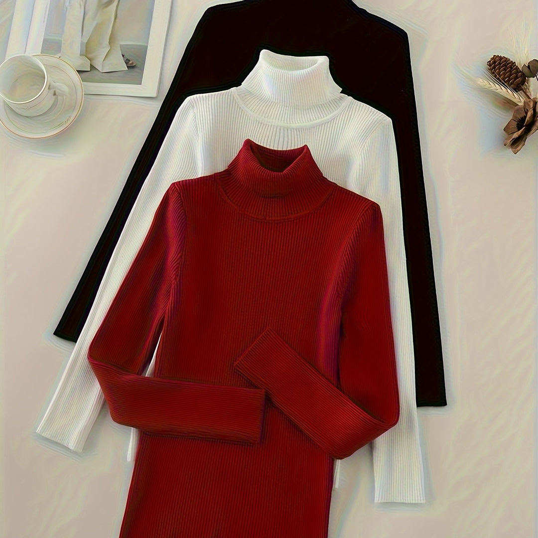 Maya | Elegant Turtleneck Top