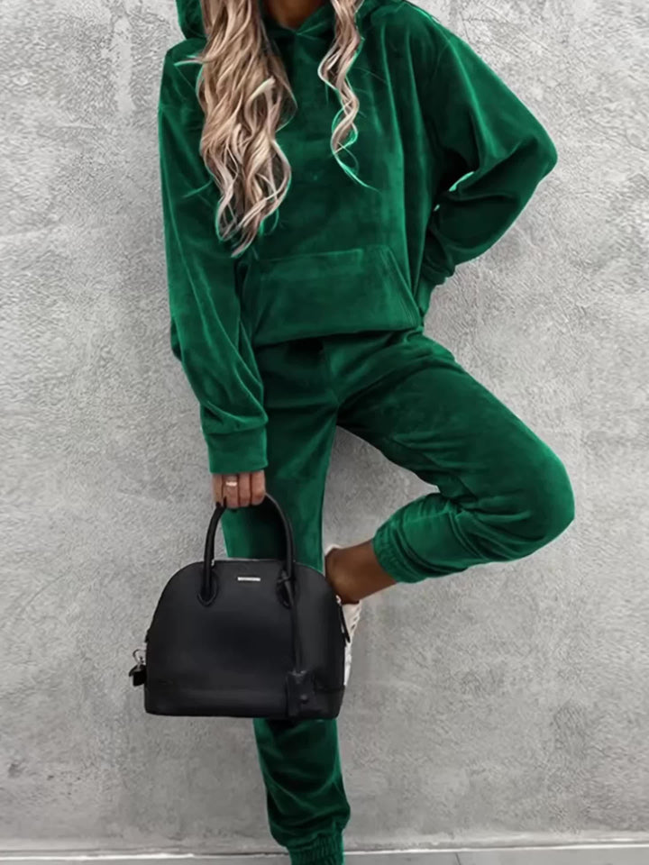 Sena | Elegant Velour Tracksuit