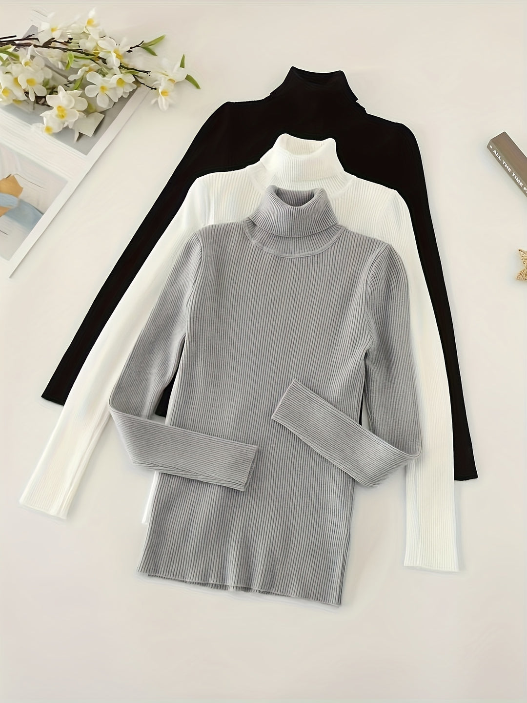 Maya | Elegant Turtleneck Top