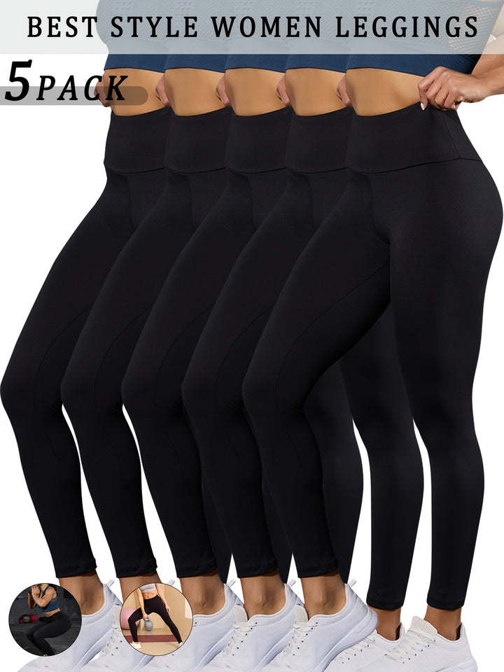 Seriena | Premium Active Leggings (5-Pack)