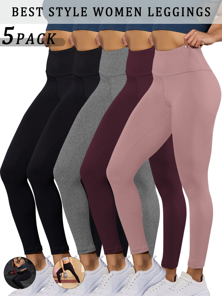 Seriena | Premium Active Leggings (5-Pack)