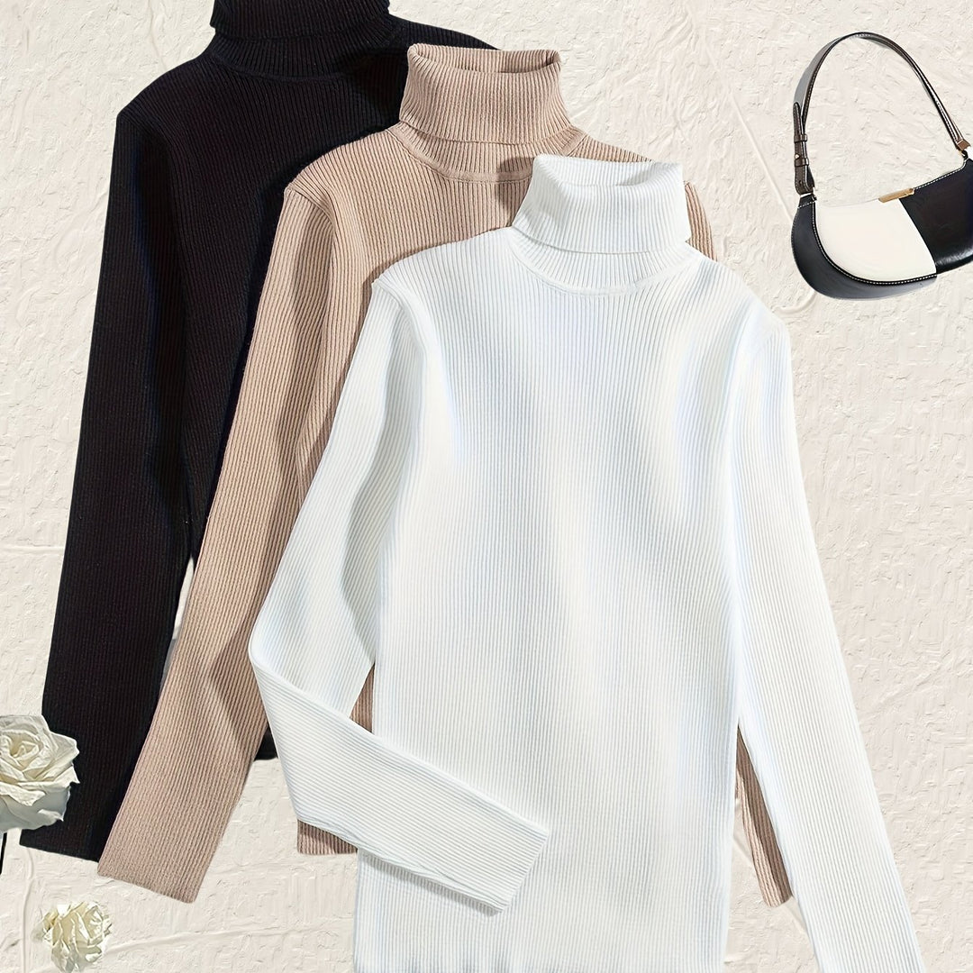 Maya | Elegant Turtleneck Top