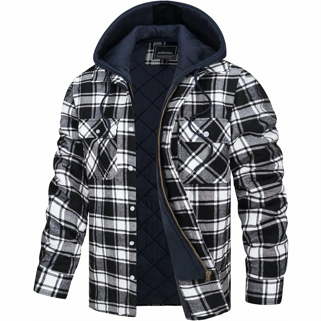 Logan | Warm Checkered Jacket