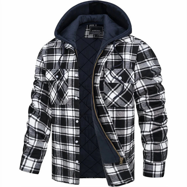 Logan | Warm Checkered Jacket