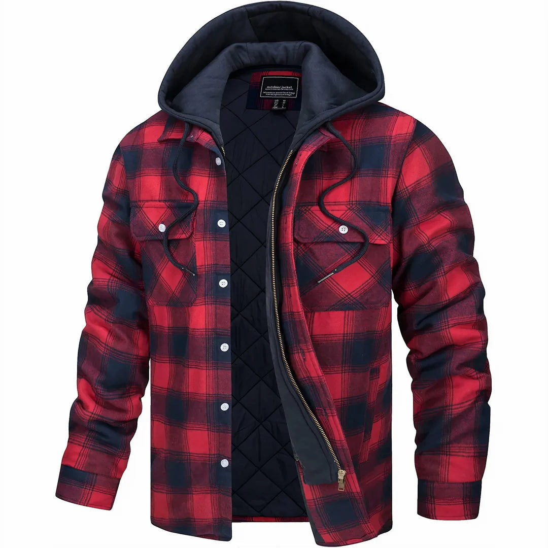 Logan | Warm Checkered Jacket