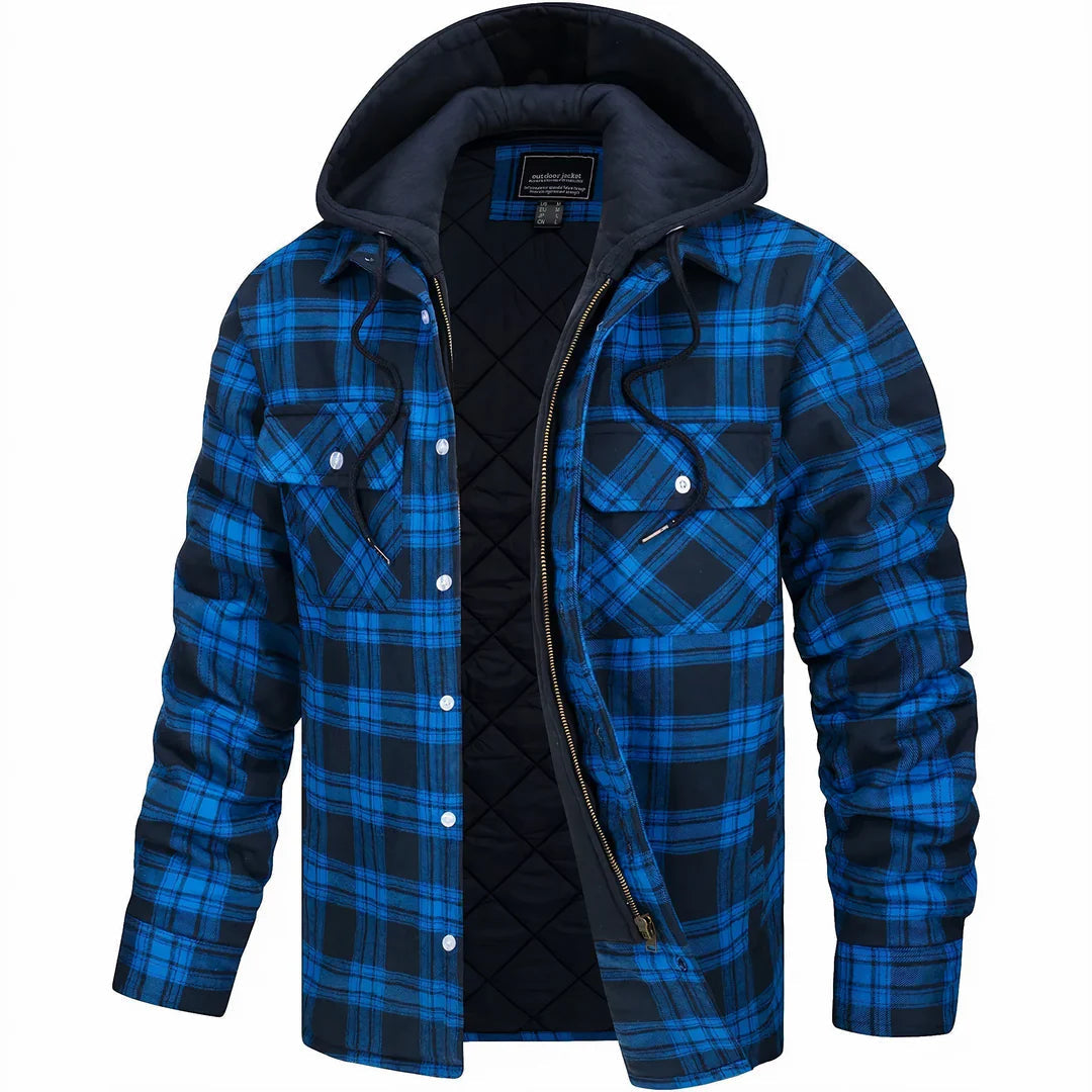 Logan | Warm Checkered Jacket